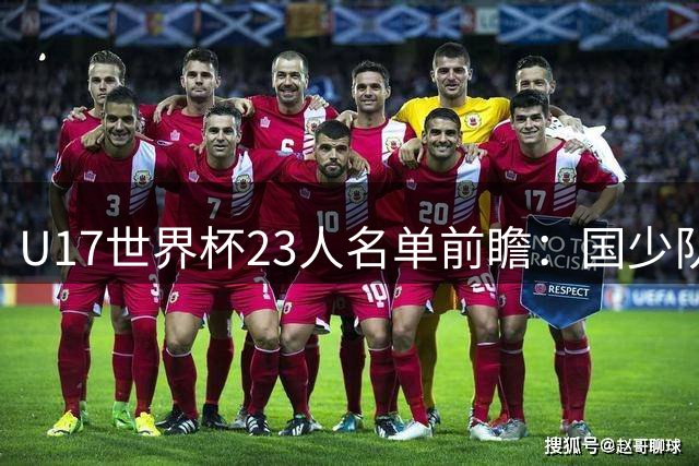 U17世界杯23人名单前瞻：国少队中后场或成选材重点